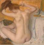 Degas Edgar Woman Combing her Hair - Hermitage